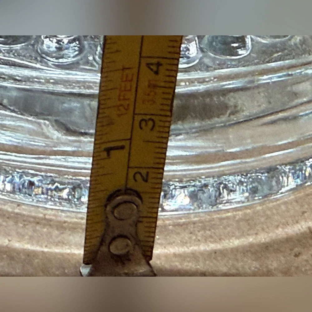 Vintage‎ Clear Glass Citrus Juicer Reamer Made in Mexico